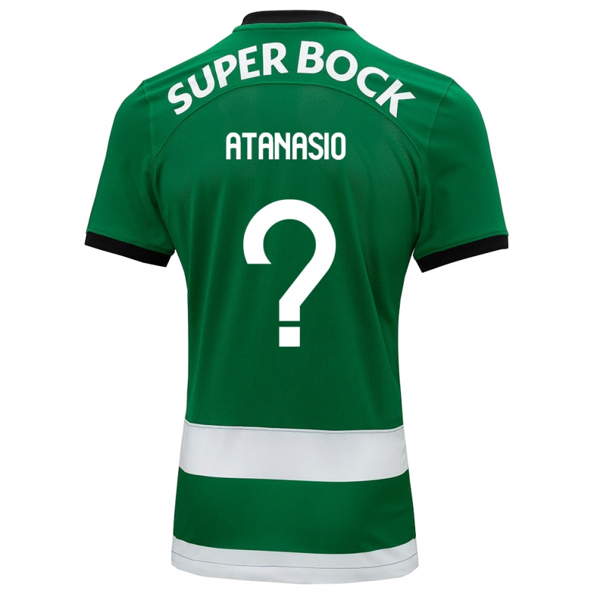 Criança Camisola Atanásio #0 Verde Principal 2023/24 Camisa