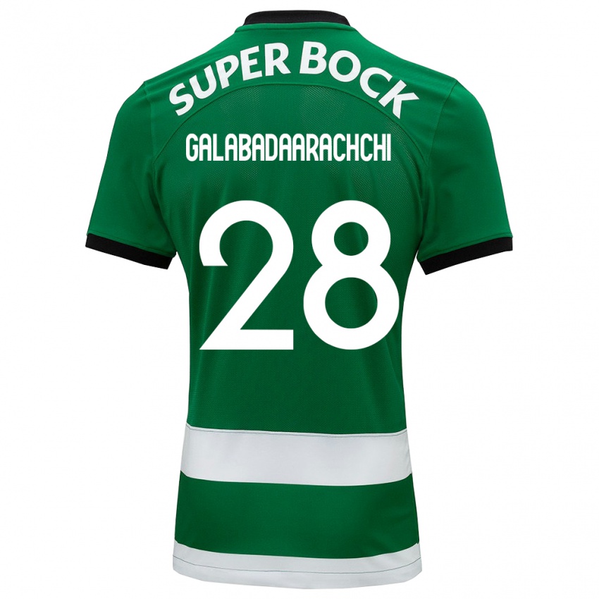 Criança Camisola Jacinta Galabadaarachchi #28 Verde Principal 2023/24 Camisa