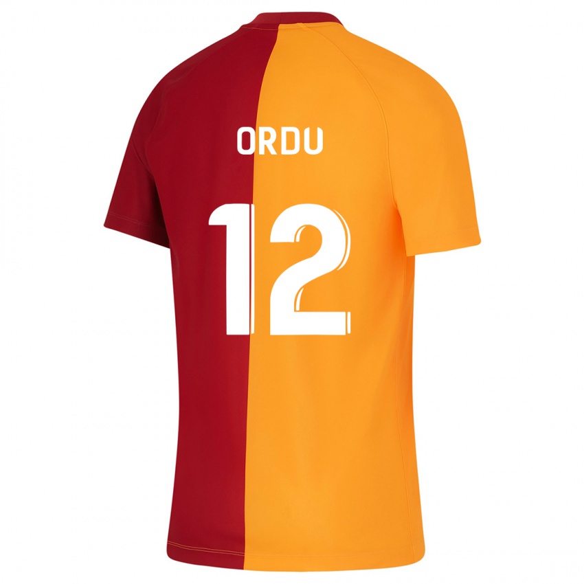 Criança Camisola Atakan Ordu #12 Laranja Principal 2023/24 Camisa