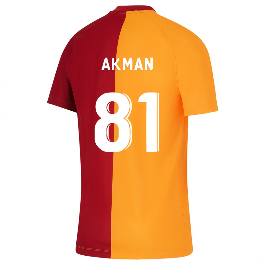 Criança Camisola Hamza Akman #81 Laranja Principal 2023/24 Camisa