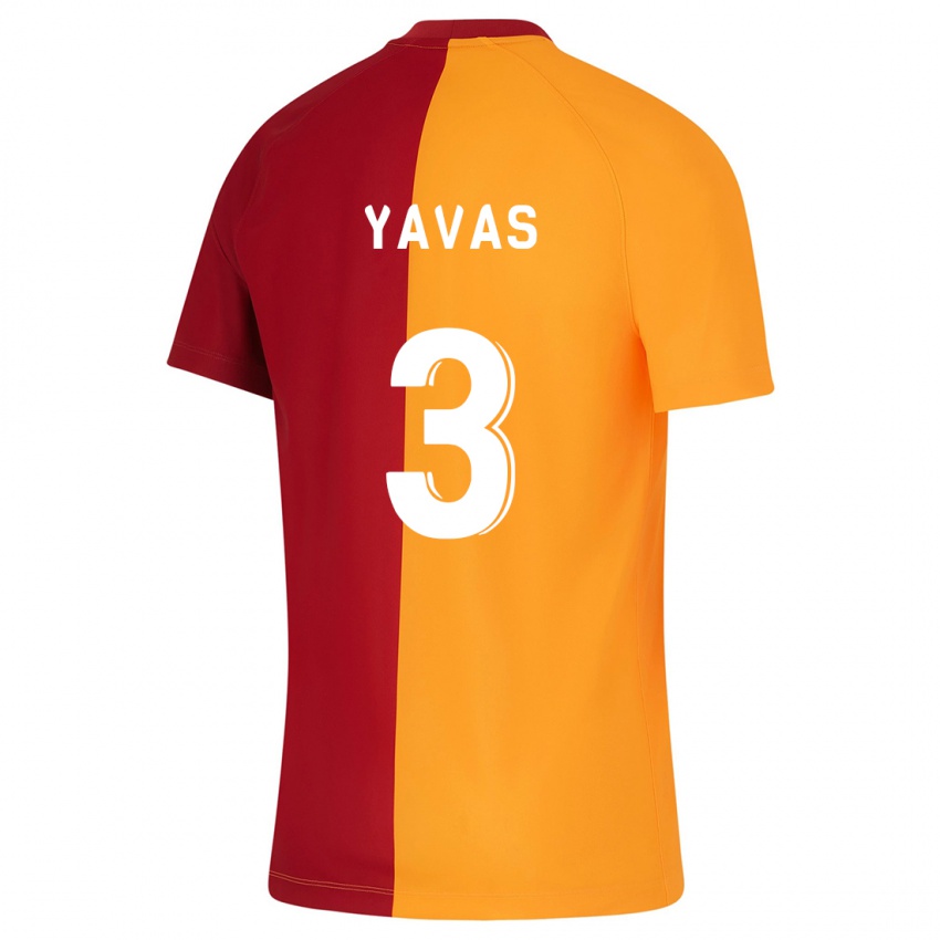 Criança Camisola Arda Yavas #3 Laranja Principal 2023/24 Camisa