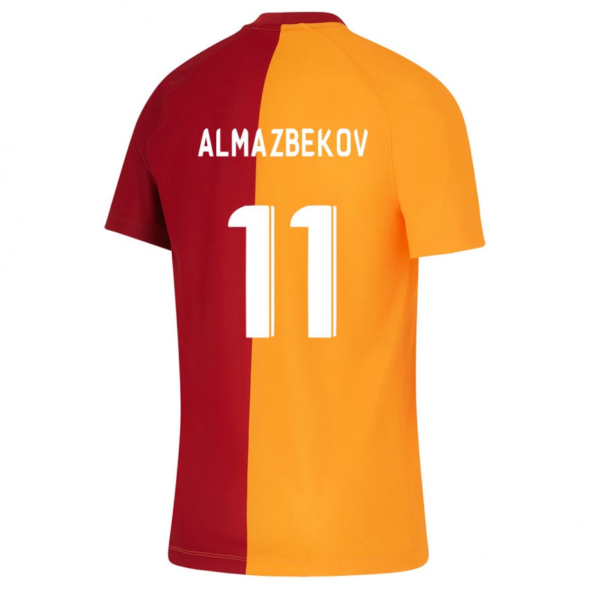 Criança Camisola Beknaz Almazbekov #11 Laranja Principal 2023/24 Camisa