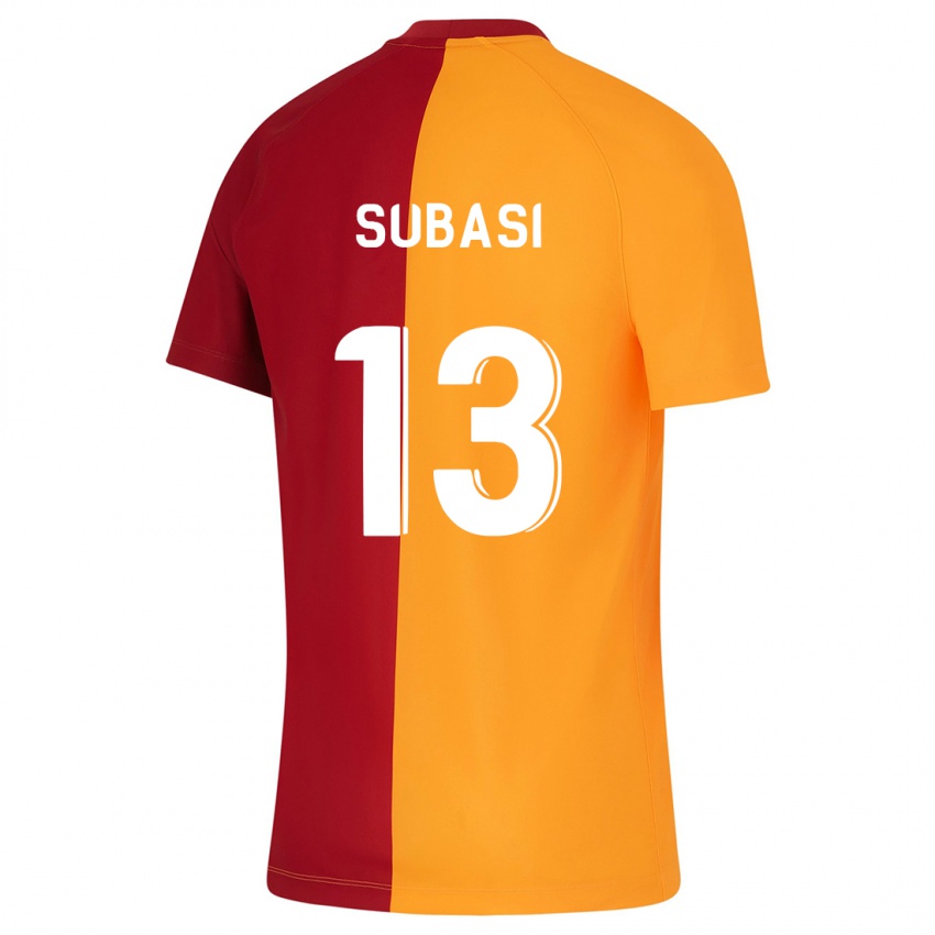 Criança Camisola Kadir Subasi #13 Laranja Principal 2023/24 Camisa