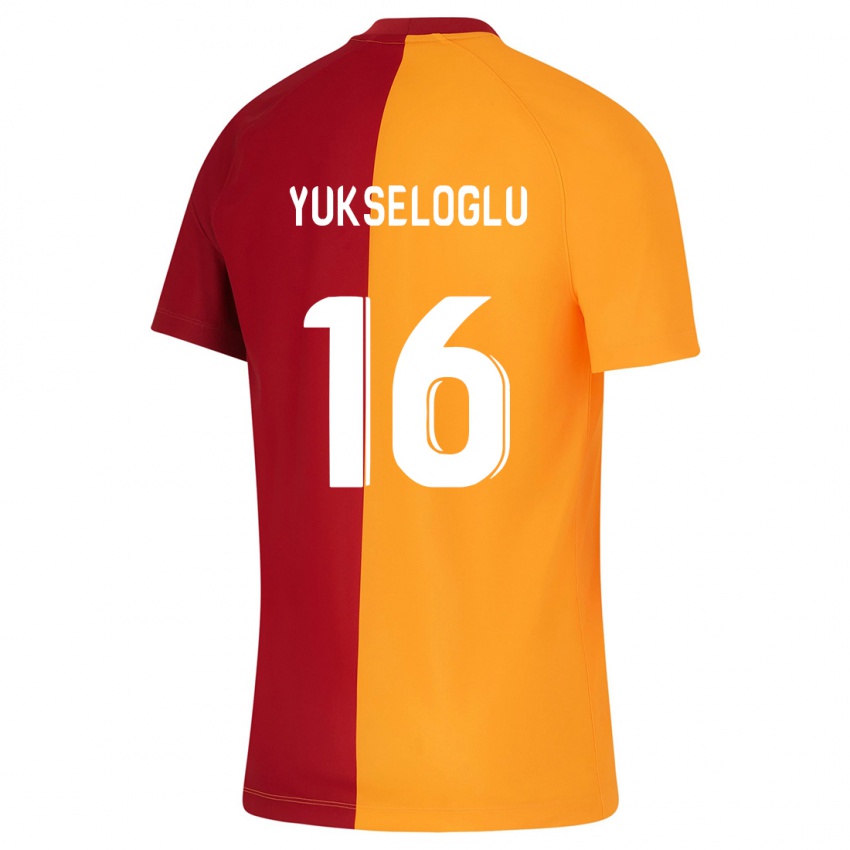 Criança Camisola Ayaz Yükseloğlu #16 Laranja Principal 2023/24 Camisa