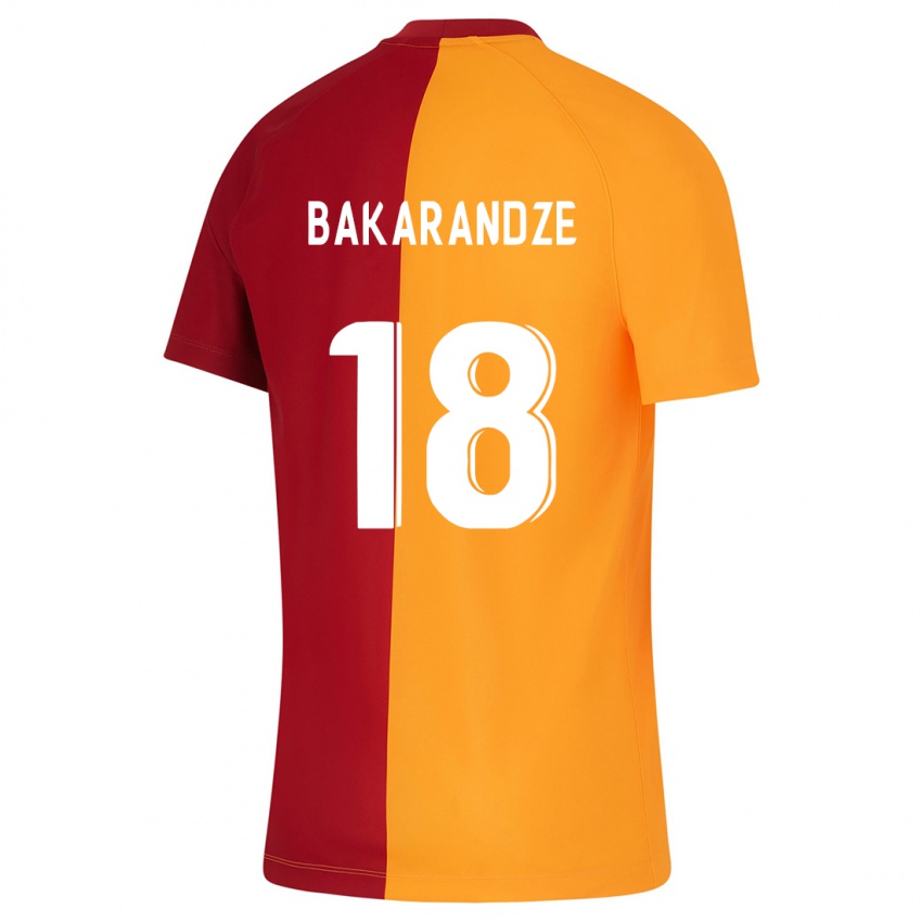 Criança Camisola Kristina Bakarandze #18 Laranja Principal 2023/24 Camisa