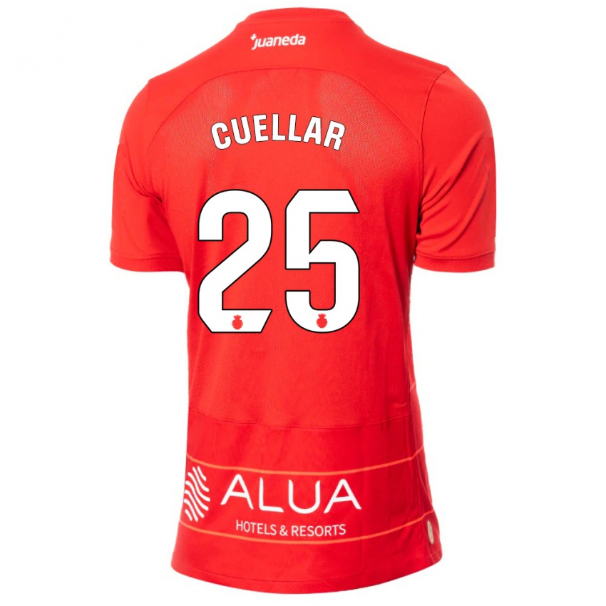 Criança Camisola Iván Cuéllar #25 Vermelho Principal 2023/24 Camisa