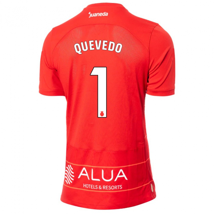 Criança Camisola Alex Quevedo #1 Vermelho Principal 2023/24 Camisa