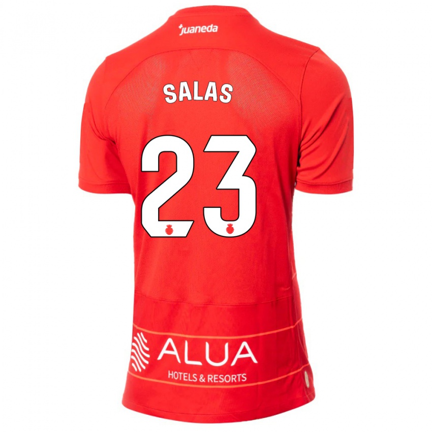 Criança Camisola Jan Salas #23 Vermelho Principal 2023/24 Camisa