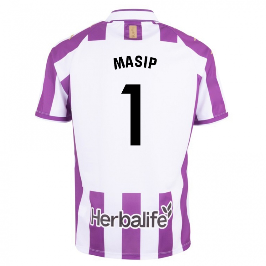 Criança Camisola Jordi Masip #1 Roxo Principal 2023/24 Camisa