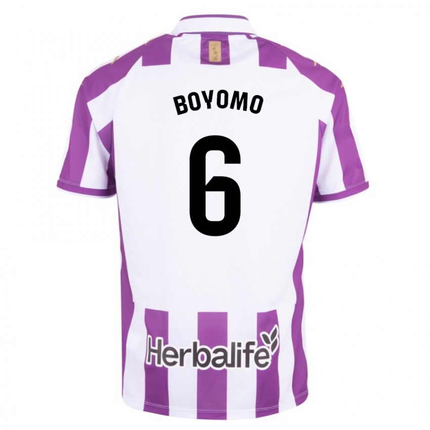 Criança Camisola Enzo Boyomo #6 Roxo Principal 2023/24 Camisa