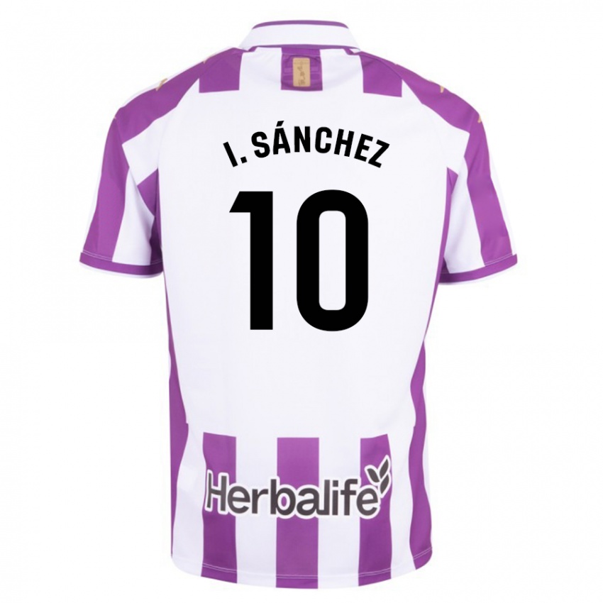 Criança Camisola Iván Sánchez #10 Roxo Principal 2023/24 Camisa