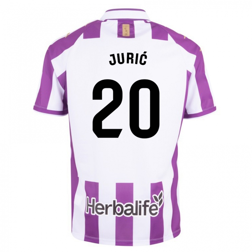 Criança Camisola Stanko Juric #20 Roxo Principal 2023/24 Camisa