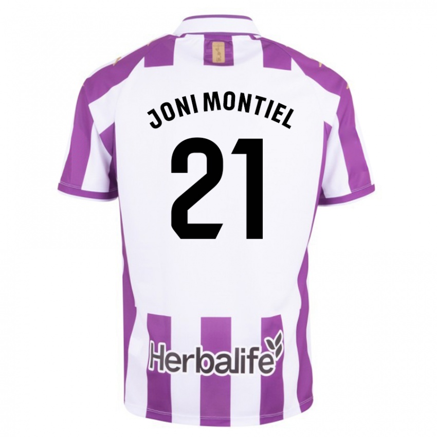 Criança Camisola Joni Montiel #21 Roxo Principal 2023/24 Camisa