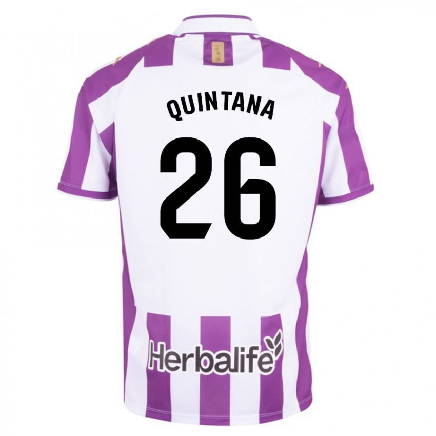 Criança Camisola Alberto Quintana #26 Roxo Principal 2023/24 Camisa