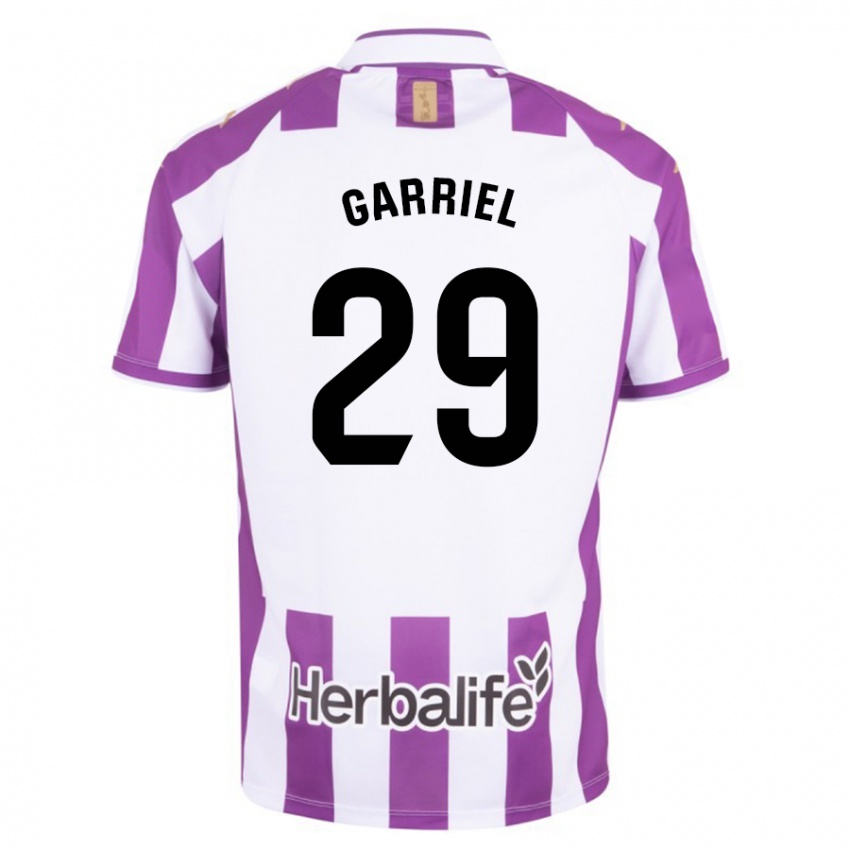 Criança Camisola Iván Garriel #29 Roxo Principal 2023/24 Camisa