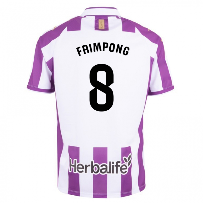 Criança Camisola Eugene Frimpong #8 Roxo Principal 2023/24 Camisa