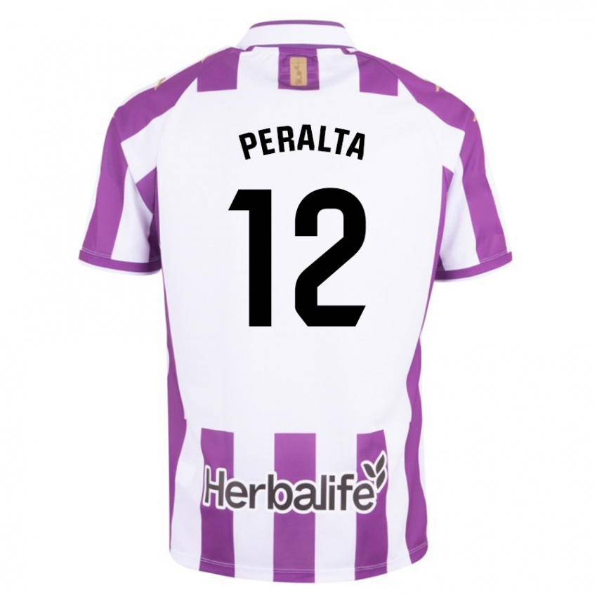 Criança Camisola Fernando Peralta #12 Roxo Principal 2023/24 Camisa