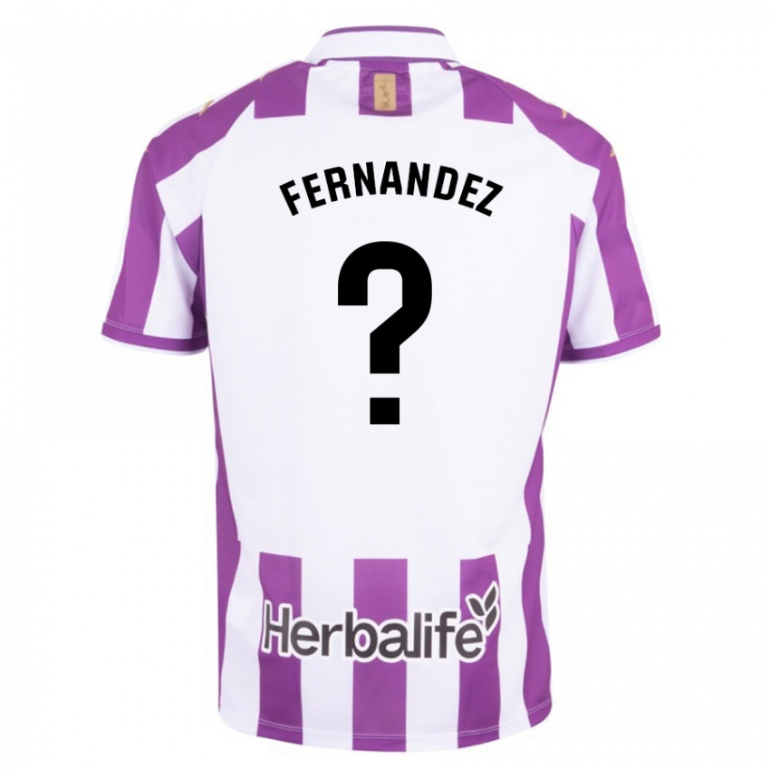 Criança Camisola Samu Fernández #0 Roxo Principal 2023/24 Camisa