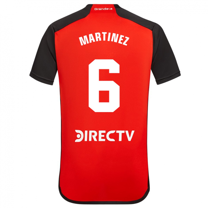 Criança Camisola David Martinez #6 Vermelho Alternativa 2023/24 Camisa