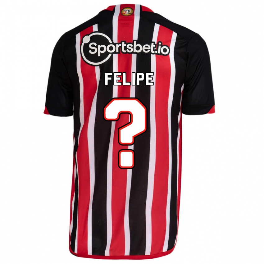 Criança Camisola Luis Felipe #0 Azul Vermelho Alternativa 2023/24 Camisa