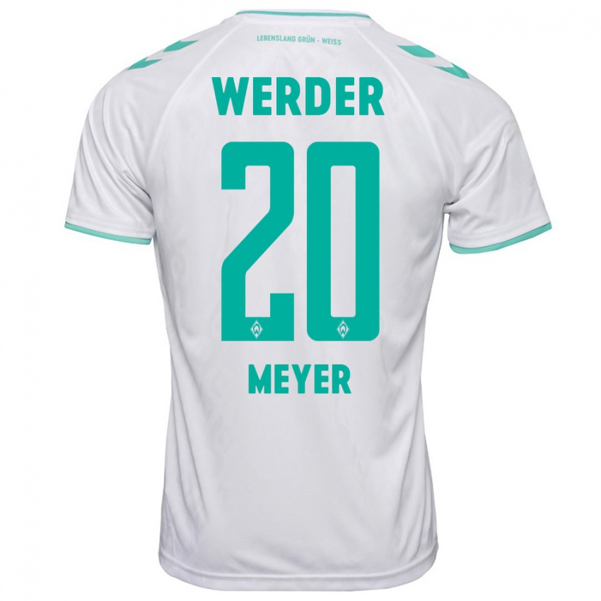 Criança Camisola Keno-Miguel Meyer #20 Branco Alternativa 2023/24 Camisa