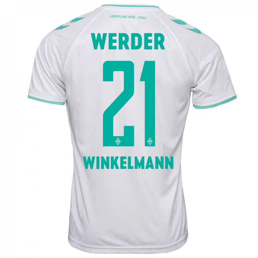 Criança Camisola Till Winkelmann #21 Branco Alternativa 2023/24 Camisa