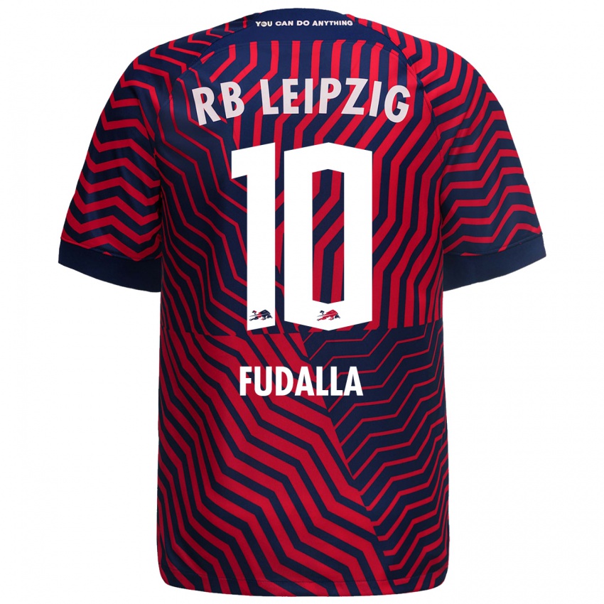 Criança Camisola Vanessa Fudalla #10 Azul Vermelho Alternativa 2023/24 Camisa