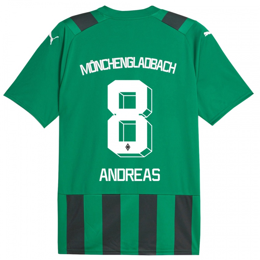 Criança Camisola Noah Andreas #8 Preto Verde Alternativa 2023/24 Camisa