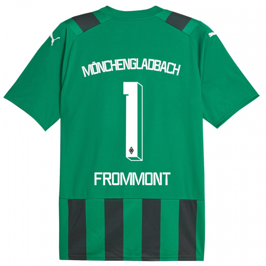 Criança Camisola Romina Frommont #1 Preto Verde Alternativa 2023/24 Camisa