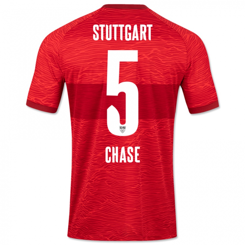 Criança Camisola Anrie Chase #5 Vermelho Alternativa 2023/24 Camisa