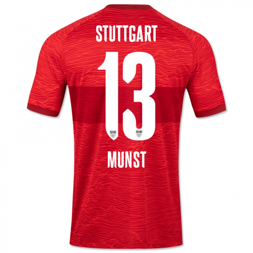 Criança Camisola Leonhard Münst #13 Vermelho Alternativa 2023/24 Camisa