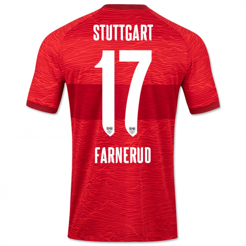 Criança Camisola Colin Farnerud #17 Vermelho Alternativa 2023/24 Camisa