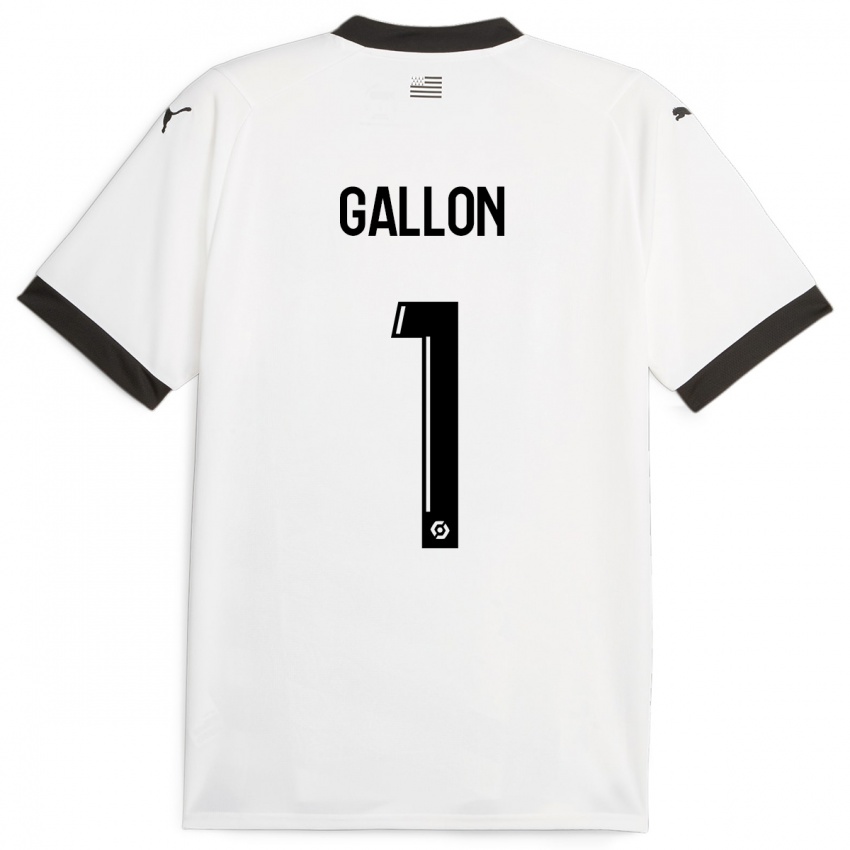 Criança Camisola Gauthier Gallon #1 Branco Alternativa 2023/24 Camisa