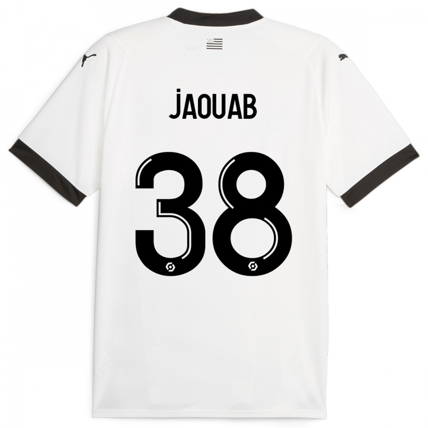 Criança Camisola Mohamed Jaouab #38 Branco Alternativa 2023/24 Camisa