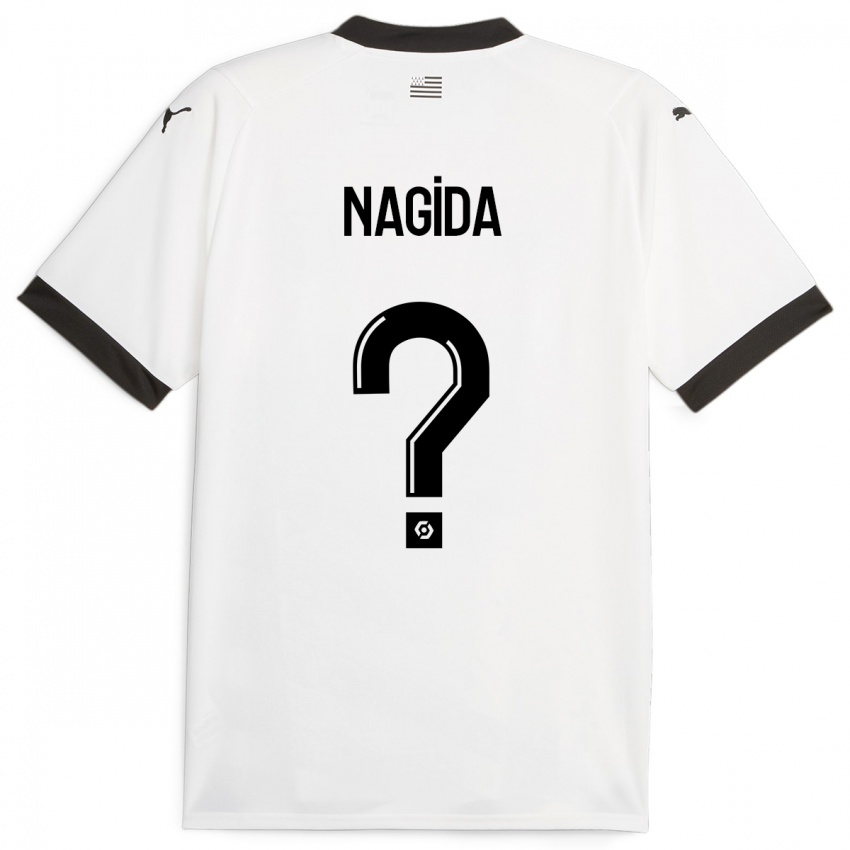 Criança Camisola Mahamadou Nagida #0 Branco Alternativa 2023/24 Camisa