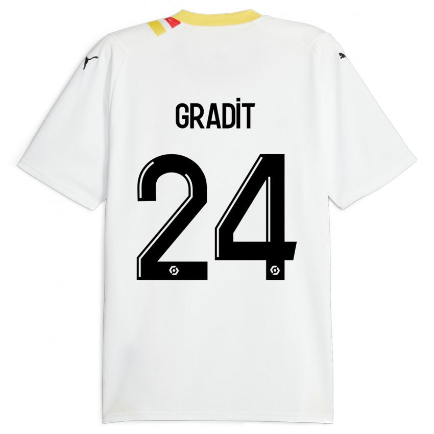 Criança Camisola Jonathan Gradit #24 Preto Alternativa 2023/24 Camisa