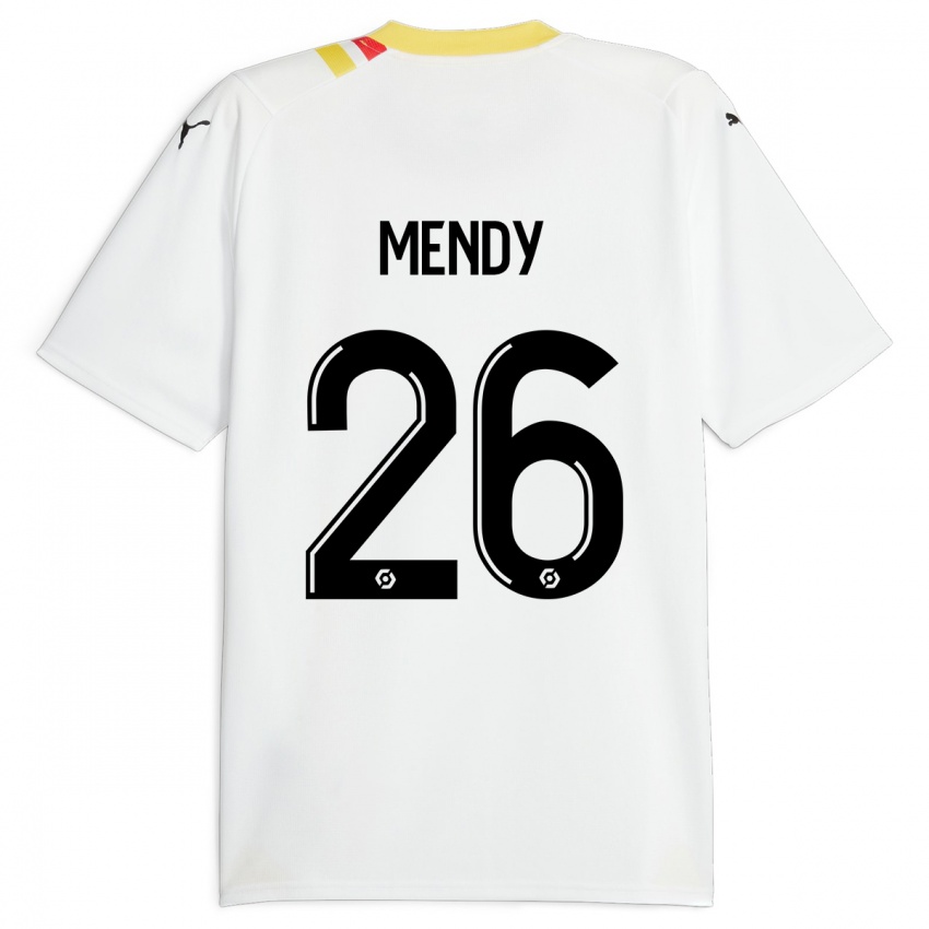 Criança Camisola Nampalys Mendy #26 Preto Alternativa 2023/24 Camisa