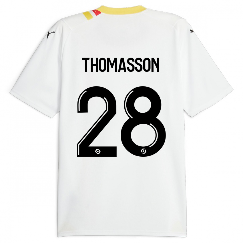 Criança Camisola Adrien Thomasson #28 Preto Alternativa 2023/24 Camisa