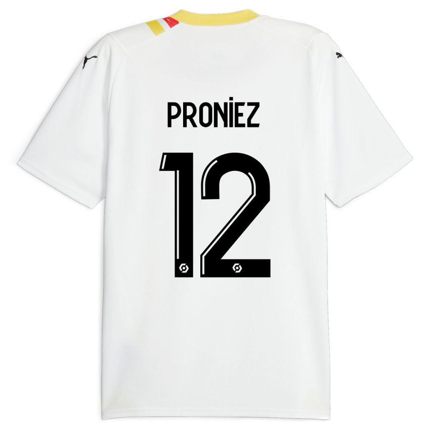 Criança Camisola Fany Proniez #12 Preto Alternativa 2023/24 Camisa