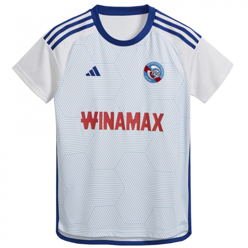 Criança Camisola Maxime Bastian #39 Branco Alternativa 2023/24 Camisa