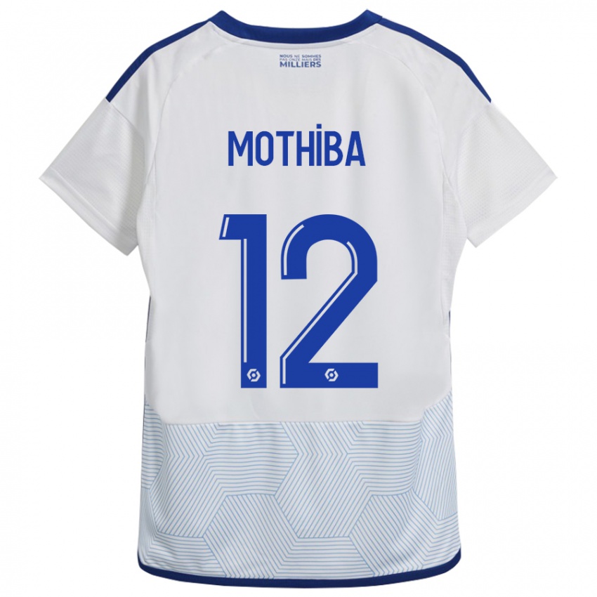 Criança Camisola Lebo Mothiba #12 Branco Alternativa 2023/24 Camisa