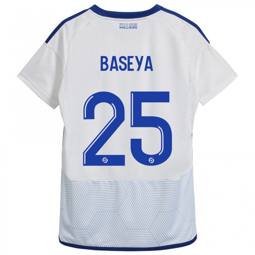 Criança Camisola Steven Baseya #25 Branco Alternativa 2023/24 Camisa