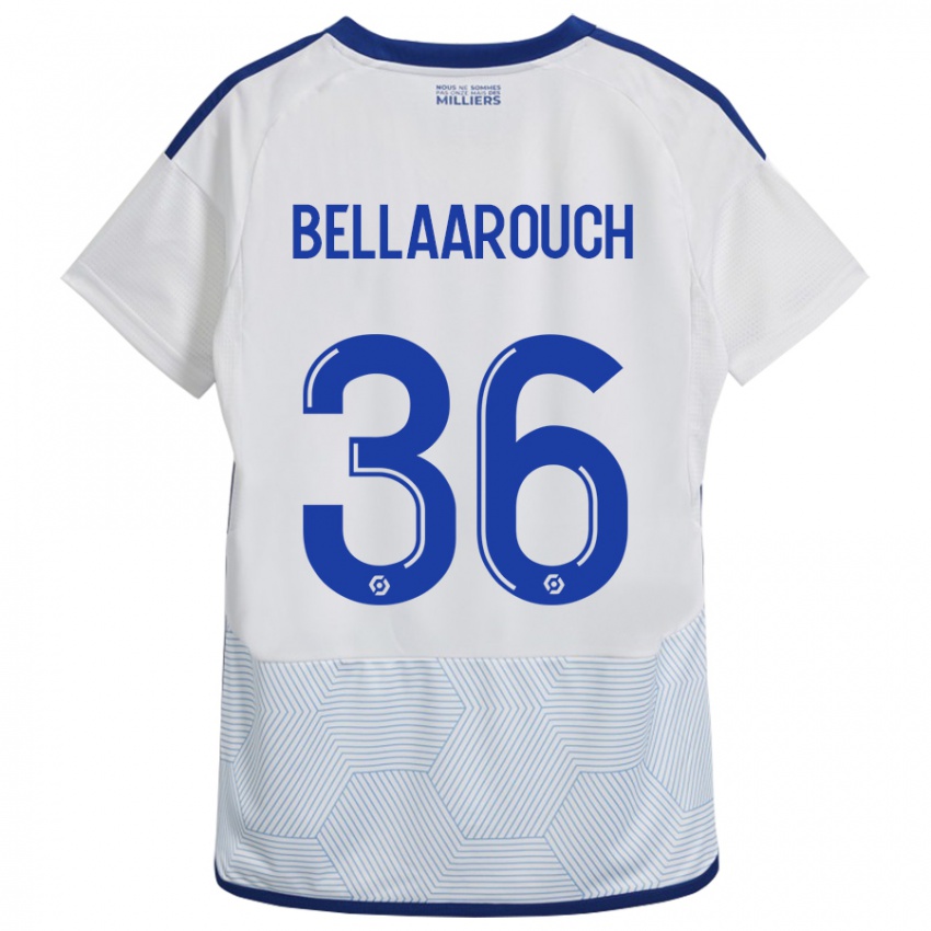 Criança Camisola Alaa Bellaarouch #36 Branco Alternativa 2023/24 Camisa