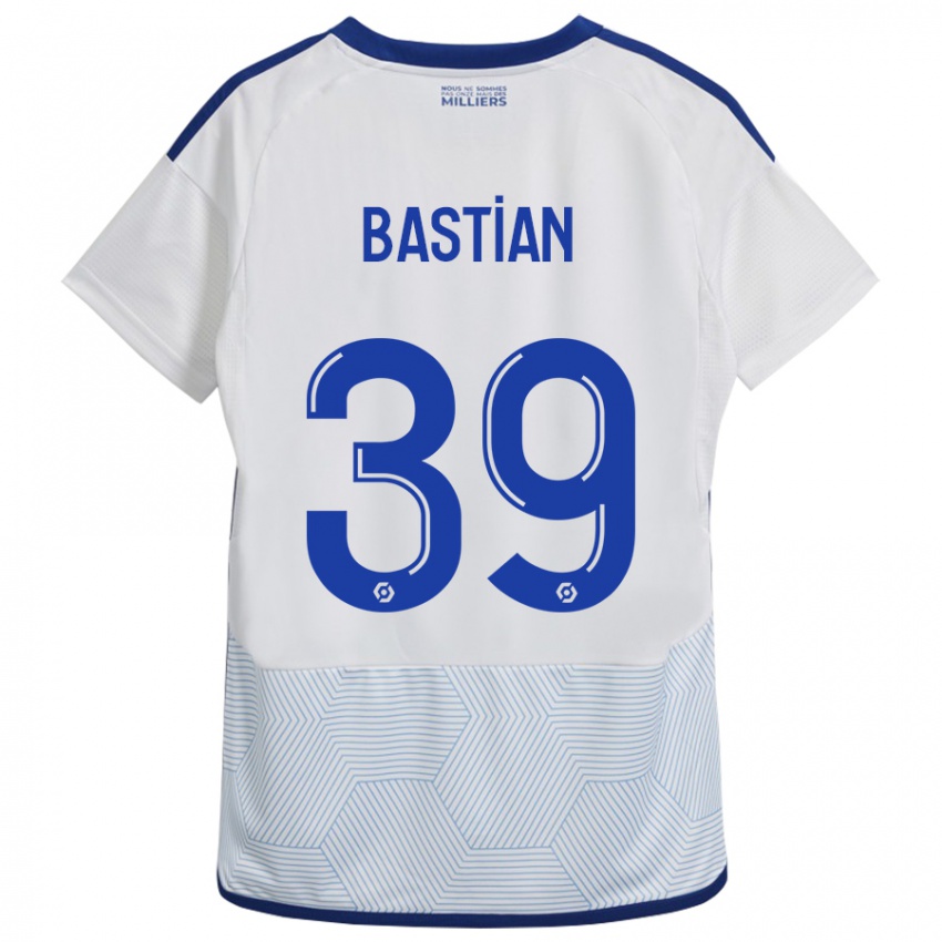 Criança Camisola Maxime Bastian #39 Branco Alternativa 2023/24 Camisa