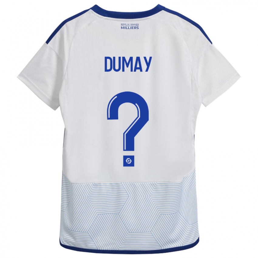 Criança Camisola Yoann Dumay #0 Branco Alternativa 2023/24 Camisa