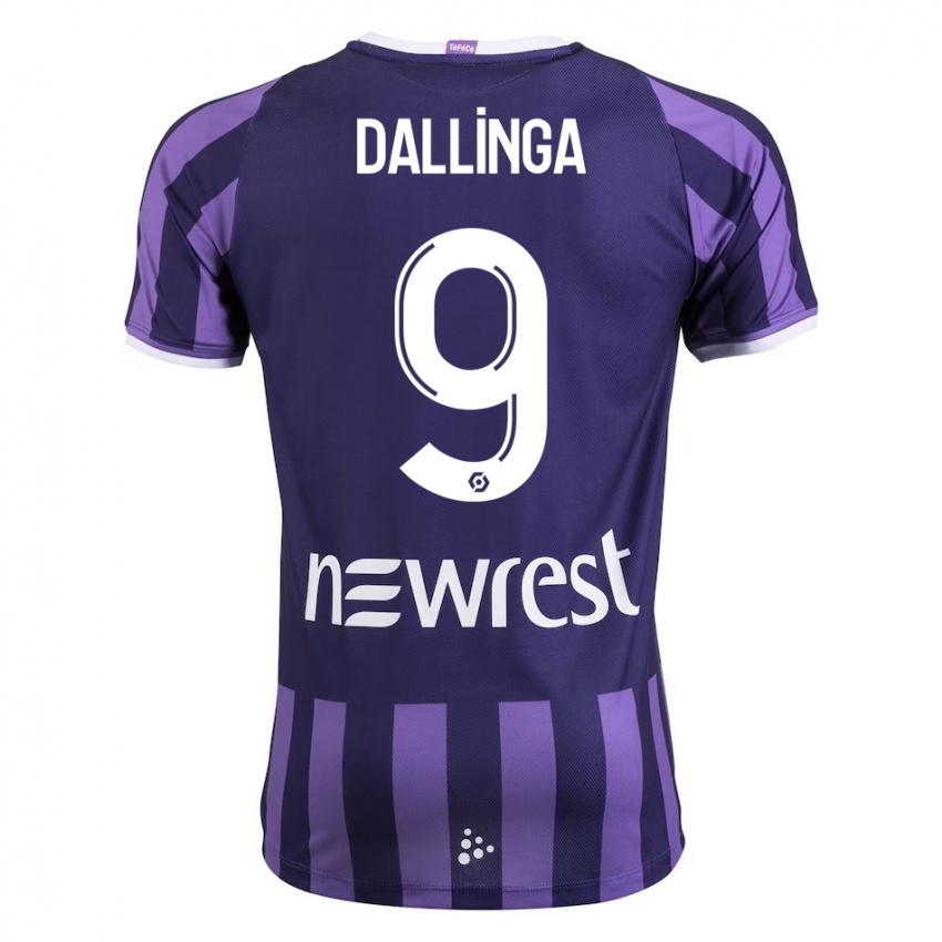 Criança Camisola Thijs Dallinga #9 Roxo Alternativa 2023/24 Camisa