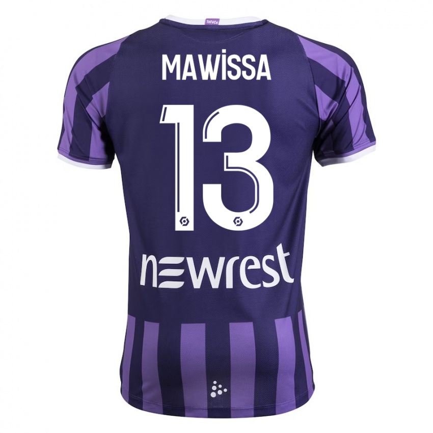 Criança Camisola Christian Mawissa Elebi #13 Roxo Alternativa 2023/24 Camisa