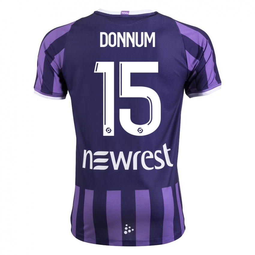 Criança Camisola Aron Dønnum #15 Roxo Alternativa 2023/24 Camisa