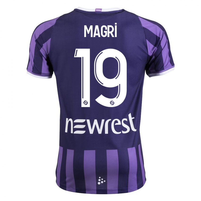 Criança Camisola Frank Magri #19 Roxo Alternativa 2023/24 Camisa