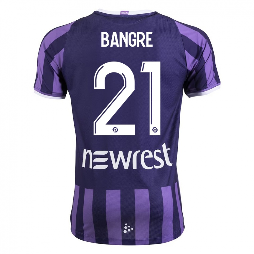 Criança Camisola Mamady Bangré #21 Roxo Alternativa 2023/24 Camisa